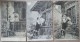 CPA PRECURSEUR Lot 5x Serie Photo Litho Montage SCOLIK Scene HOMME SUR ECHELLE FLIRT FEMME BALCON - Scolik, Charles