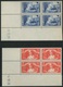 Yv N°307/308 **, "Chômeurs Intellectuels" En Bloc De 4 Coins Datés Neufs Sans Charnière. Yv 560 Eur - Unused Stamps