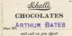 Cpa Pub Publicité Schalls Chocolates Hutchinson Co. Clinton , Iowa 1914  Our Mr Arthur Bates - Pubblicitari