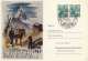 SCHWEIZ 1946 - Tag Der Briefmarke, 2 Fach Frankierung Auf Bildpostkarte - Briefe U. Dokumente