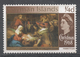 Cayman Islands 1968. Scott #203 (M) Christmas, Adoration Of Shepherds, By Carel Fabritius - Iles Caïmans