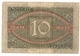 Allemagne. Reichsbanknote 10 Mark. Février 1920 - 10 Mark