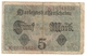 Allemagne. Reichsbanknote 5 Mark. Août 1917 - 5 Mark