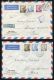 CZECHOSLOVAKIA AIRMAIL COVERS TO PERU 1940s - Luchtpost