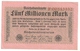 Allemagne. Reichsbanknote 5 Millions Mark. Août 1923 Neuf Mint - 5 Millionen Mark