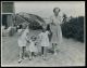 ANTIQUE PHOTO QUEEN JULIANA HOLLAND & PRINCESSES BEATIX IRENE MARGARET 1947 - Famous People