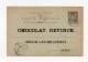 !!! ENTIER POSTAL 10C SAGE AVEC REPIQUAGE CHOCOLAT  DEVINCK - Overprinter Postcards (before 1995)