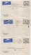 3 COVERS SOUTH AFRICA 1938. CAPETOWN TO SWEDEN. - Collections, Lots & Series