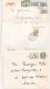 3 COVERS DANMARK . 2 TO SWEDEN. REGISTERED Kobenhavn. - Lettres & Documents