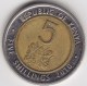 @Y@     Kenia  5 Shilling   2010     (3146) - Kenya