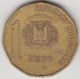 @Y@    Dominicaanse Republiek 1 Peso  1997      (3170) - Dominicaine