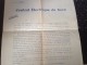 CENTRALE ELECTRIQUE DU NORD,  Lettre Et Bulletin D'achat, 1910, - Electricité & Gaz