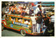 Overloaded Jeepney, Tacloban, Leyte, Philippines Postcard Posted 1999 Stamp - Filippine
