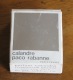 Calandre De Paco Rabanne  Flacon Verre Dans Son Emballage Carton Blanc Et Miroir - Perfume Samples (testers)