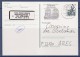 = Carte Entier Postal Allemagne à Ares France Oblitérée  Böblingen 2.4.92 - Postcards - Used