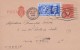 GRANDE-BRETAGNE UK Stationary Post Card 2d + Stamp 2 1/2d Cancelled OLYMPIC GAMES WEMBLEY 14 AUG 1948 Pour / To France - Briefe U. Dokumente