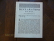 Déclaration Du Roi 19/06/1703 Qui Décharge La Province De Languedoc Du Droit De Ban-vin. Alcool Vin Viticulture - Décrets & Lois