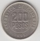 @Y@   Colombia  200 Pesos   1995      (3192) - Colombie
