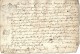 Cachet Genéralité Document 1692 - Manuscripten