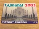 Rarer Prepaid Card - Tajmahal 2003 - Victory Telecom 5 Euro  - Fine Used - [2] Mobile Phones, Refills And Prepaid Cards
