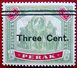PERAK 1900 3c Ovpt.on $2 Elephants Mint No Gum Scott68 CV$45 Watermark: Crown & CC - Perak