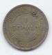 Somalia - AFIS 1 Somalo - 1950- Roma- Silver-BB - Somalia