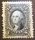 CERT. SCHELLER: 1861 12c RARE E GRILL, US Scott  90 (*) Unused No Gum, Good Centering Very Fine. (USA  Etats Unis Yv 23a - Unused Stamps