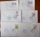 Lot De 10 Enveloppes Fleurs . Cachet Premier Jour . 1er Jour . 2 Scans - Sonstige & Ohne Zuordnung