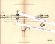 Original Patent - Carl Reichert In Wien , 1885 , Anapoklitisches Prisma Für Polarimeter | Polarimetrie !!! - Historische Dokumente