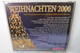 CD "Weihnachten 2000" Die Schönsten Weihnachtsmelodien - Weihnachtslieder