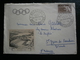 FILAND FINLANDE JEUX OLYMPIQUES OLYMPIC GAMES JO HELINSKI 1952 CACHET OBLITERATION LETTRE ILLUSTREE STADE COVER LETTER - Verano 1952: Helsinki