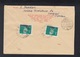 Yugoslavia Stationery Cover Uprated Overprints 1950 (2) - Covers & Documents