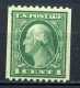 ULTRA RARE RRR 1 CENT US POSTAGE 19TH GREEN FRESH COLOR USA WASHINGTON IMPERF SUPERB STAMP TIMBRE - Ongebruikt