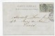 (RECTO / VERSO) BEZIERS EN 1901 - L' ENFANT AU POISSONS - BEAU CACHET - CPA - Beziers