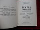 Textes Choisis "Programmes De 1938" (Lucien Texier & Léonce Peyregne) éditions Montaigne De 1939 - Über 18