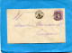 MARCOPHILIE -CHILI-lettre Entier Postal-5cent Colon 1896 Cad ARENAL  -pour Conception - Chile