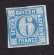 Bavaria, Scott #11, Mint No Gum, Number, Issued 1862 - Other & Unclassified