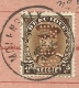 341 Op Ontvangkaart (Carte-recepisse) Stempel MOLENBEEK, Met Firmaperforatie (perfin) " B.P.& F. " (ook In Fiscale )! - 1931-1934 Képi