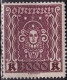 Osterreich /  Austria 1922 Women's Head 3000 Kr. Browncarmine Mi 406 A MH - Ongebruikt