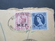 GB Registered Letter 1961 Mischfrankatur. Marke Mit Aufdruck M.E.F. London W. 267 No 1710 - Occ. Britanique MEF