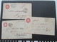 Schweiz 3 Ganzsachenumschläge Tübli / Brieftaube. 1869 Alle Echt Gelaufen / Gebraucht! - Stamped Stationery