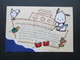 Asien / China / Macau. Postkarte. Sanrio 1995. Automatenmarke - Otros & Sin Clasificación