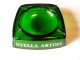 CENDRIER -    STELLA ARTOIS -    Vert ,  Carré, Côté 12,5cm, Ht: 3 Cm, Verre - Cendriers