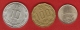 Monnaie - CHILI - 1,10,100 Escudos - Chile - 1972,1974,1974 - Chili