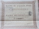 ACTION DE CENT FRANCS 1913 - SOCIETE DE LIQUEURS FINES - Andere & Zonder Classificatie