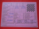 Q1-Correspondence Card / Postcard- Chess Move Mail -Strasbourg To Zagreb 1984. - Echecs