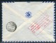 France - Enveloppe De Paris Par Avion Pour Le Caire En 1946 , Voir Cachets Recto Et Verso  Réf O 165 - 1960-.... Lettres & Documents