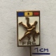 Badge (Pin) ZN003567 - Wrestling (Lupte) Federation Romania (FRL) - Worstelen