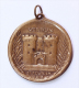 WWI - Beau Pendentif Médaille De Bronze "On Ne Passe Pas / Verdun 21 Février 1916" WWI - 1914-18