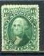 ULTRA RARE 10 CENTS 1861 WASHINGTON GREEN MINT ERROR IMPERFORATED BOTTOM CUT MINT UNUSED STAMP TIMBRE NO OTHER  IN SITE - Unused Stamps